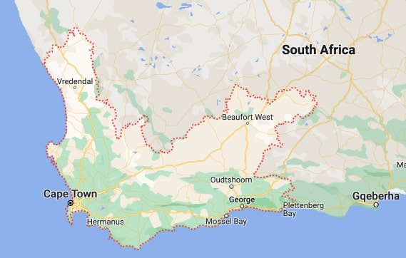 Western Cape province of South Africa